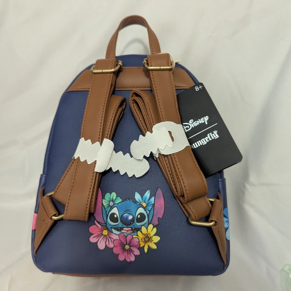 Disney Stitch Loungefly Mini Backpack and Wallet